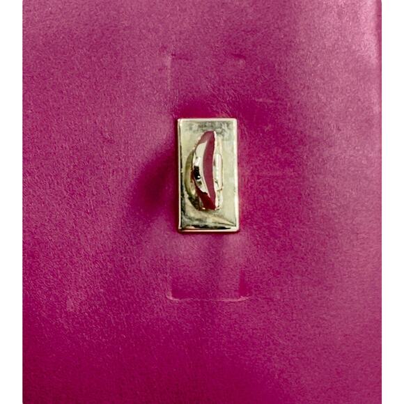 Rockstud Demilune small cross body bag In Camelia Red - Picture 14 of 16